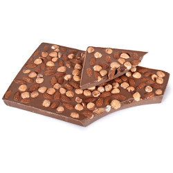 Plaque à casser Chocolat lait aux fruits secs