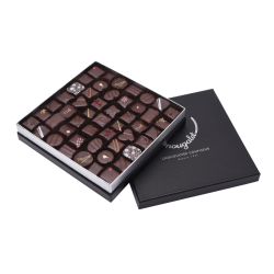 Coffret chocolats noir