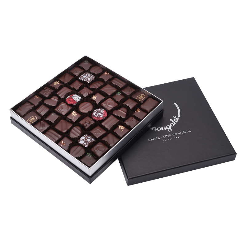 Coffret ganaches noir