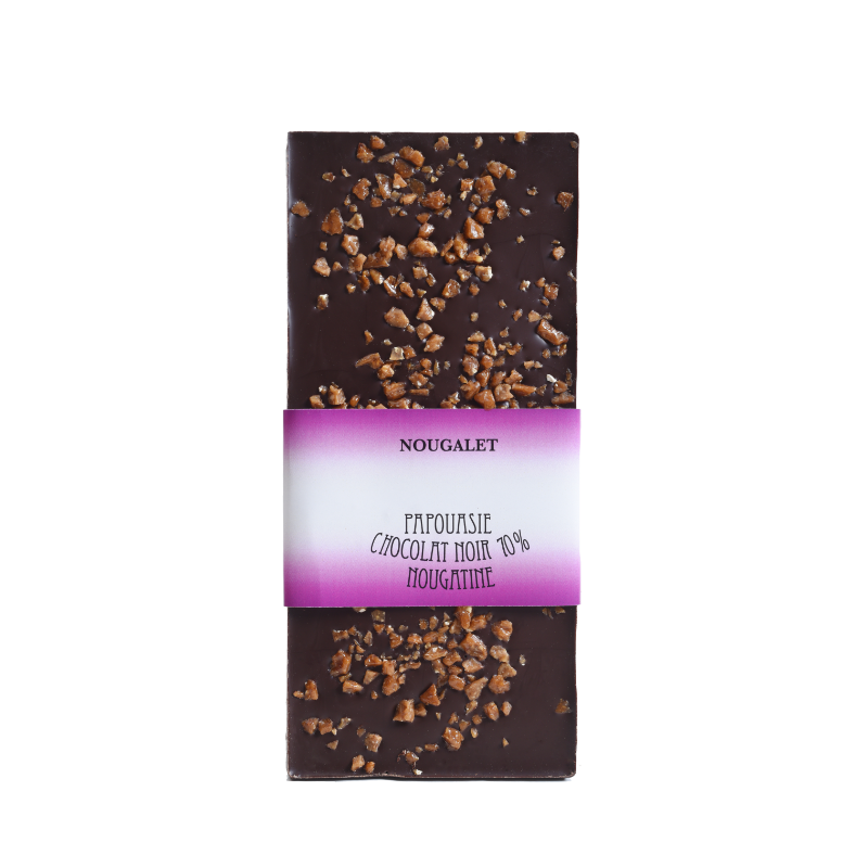 Tablette noir nougatine