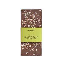 Tablette lait éclats d'amandes