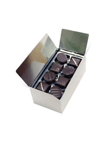 Ballotin chocolats noir assortis