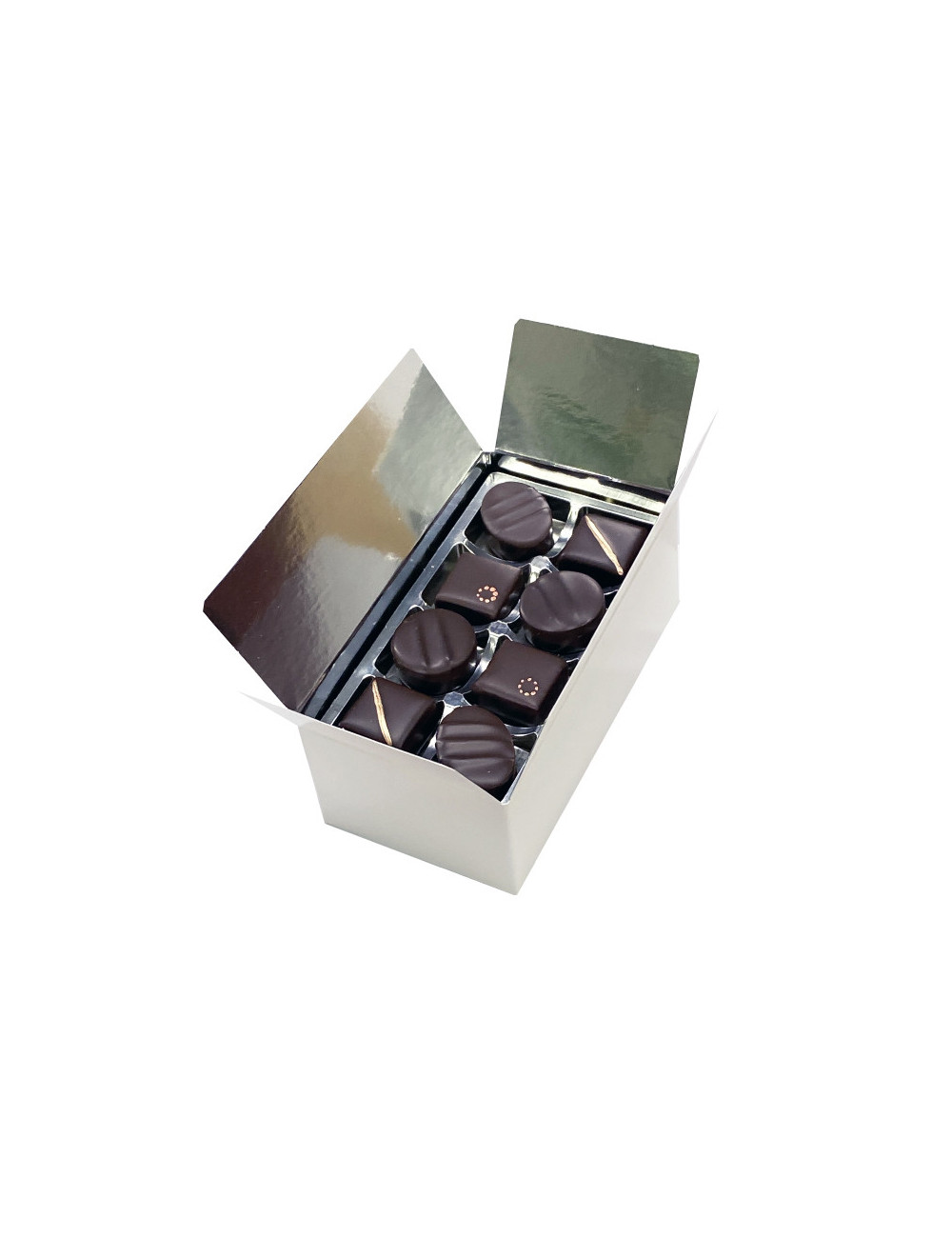 Ballotin chocolats noir assortis