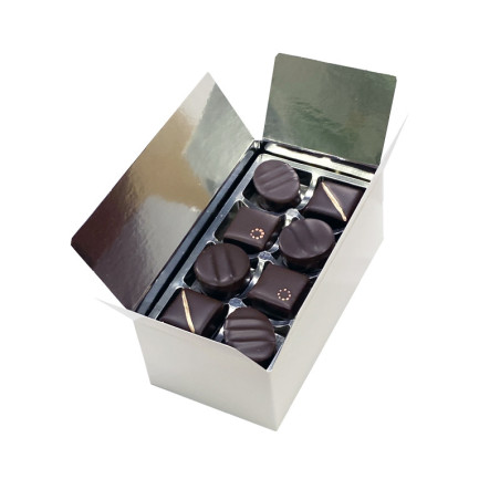 Ballotin chocolats noir assortis