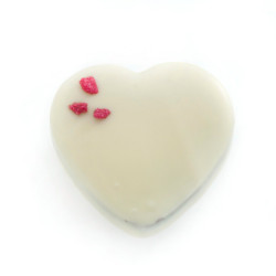 Coeur praliné blanc