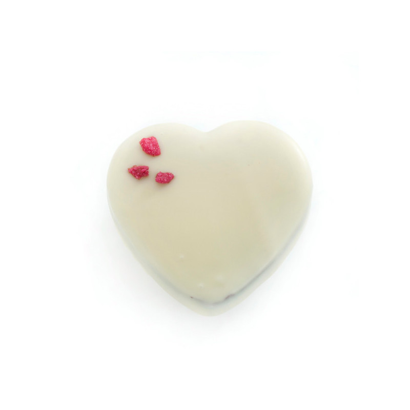 Coeur praliné blanc
