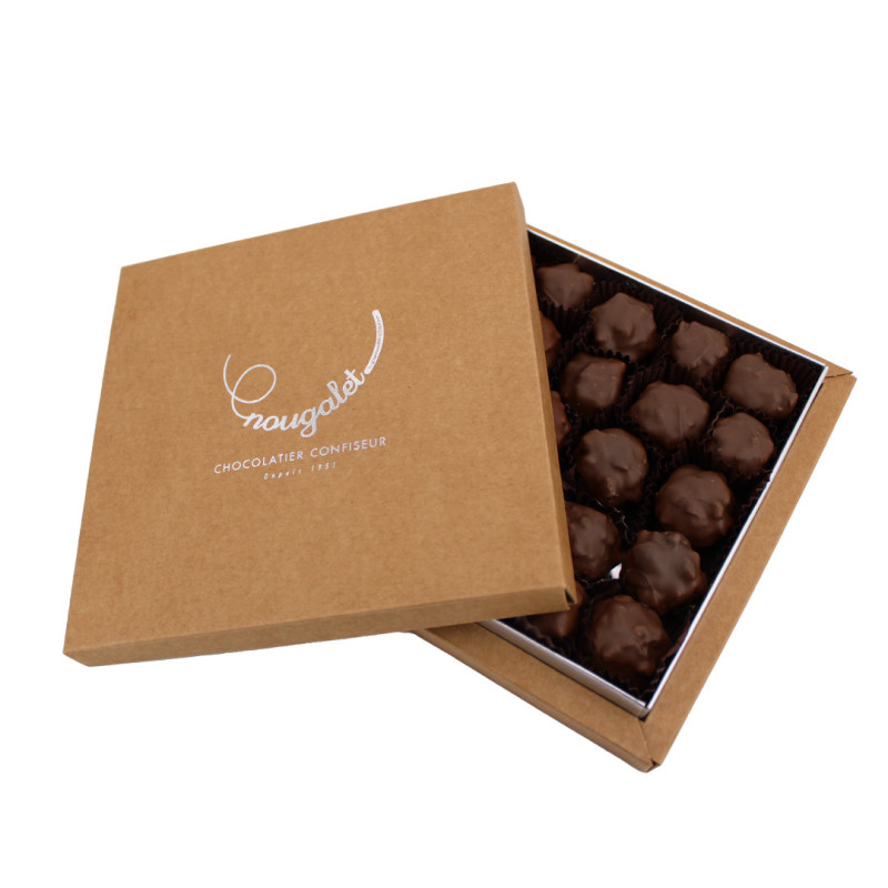 Coffret 25 rochers chocolat noir