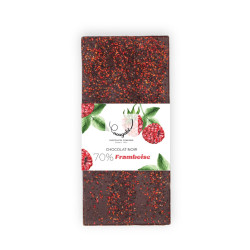 Tablette noir Éclats de framboise