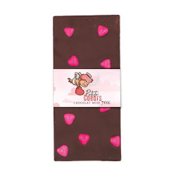 Tablette noir Petits coeurs