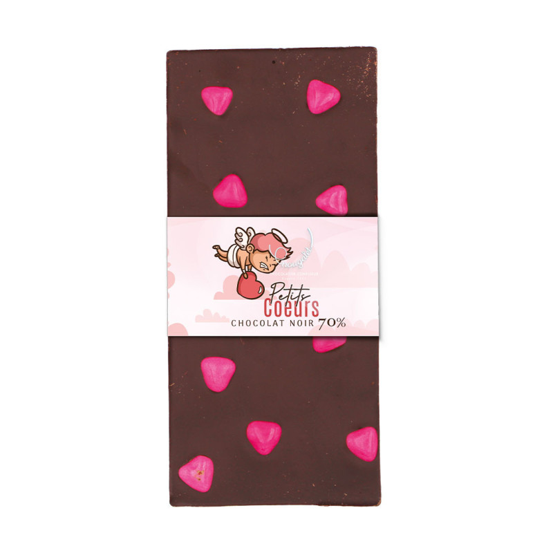 Tablette noir Petits coeurs