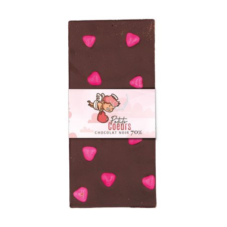 Tablette noir Petits coeurs