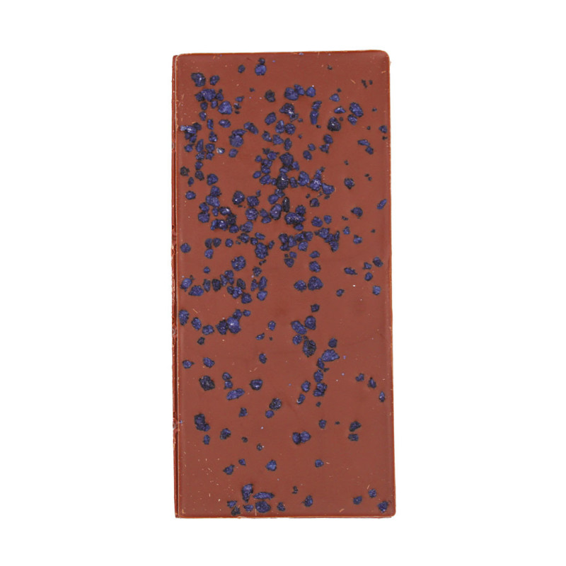Tablette lait pétales de violette