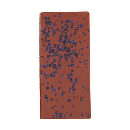 Tablette lait pétales de violette
