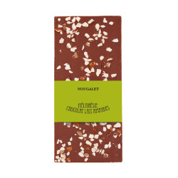 Tablette lait éclats d'amandes