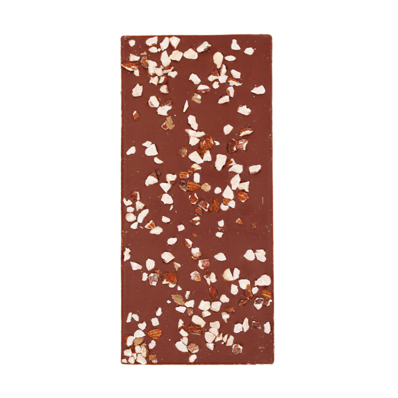 Tablette lait éclats d'amandes