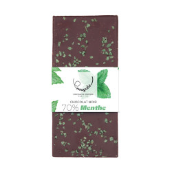 Tablette noir Feuille de menthe