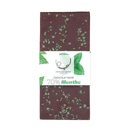 Tablette noir Feuille de menthe