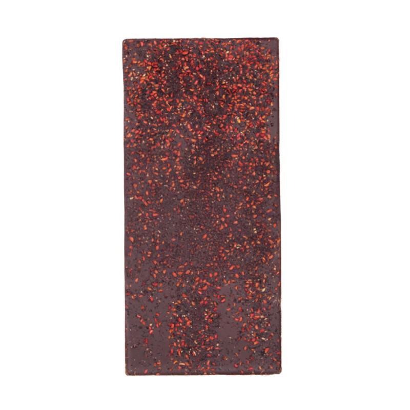 Tablette noir Éclats de framboise