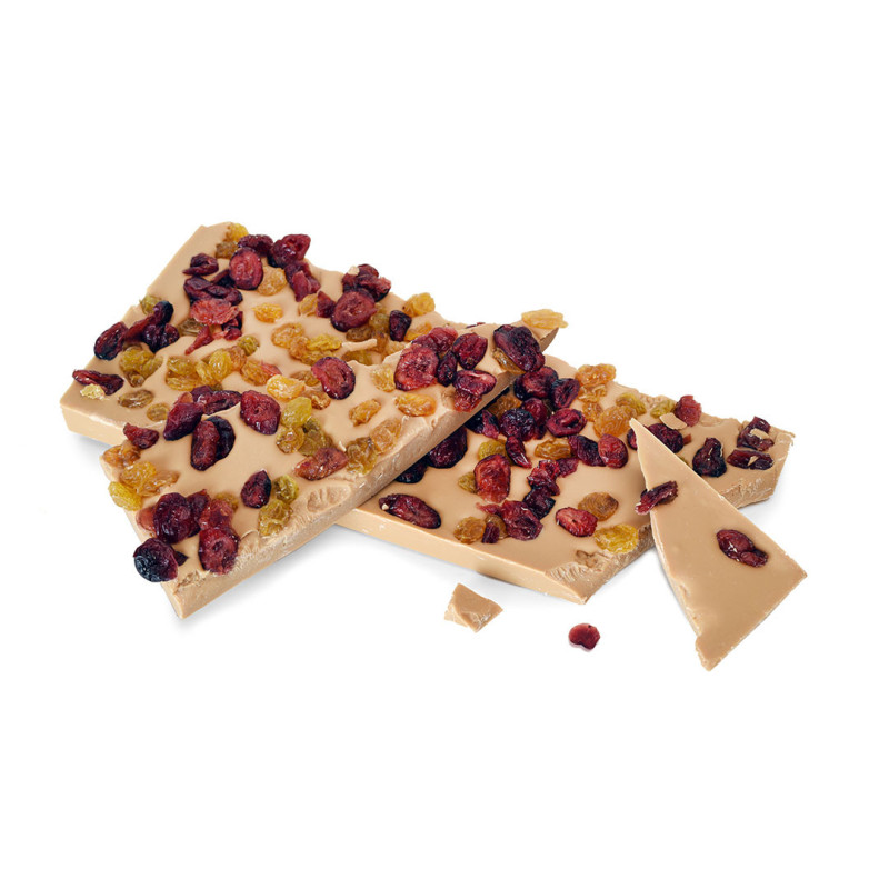 Plaque à Casser Chocolat Caramel fruits secs